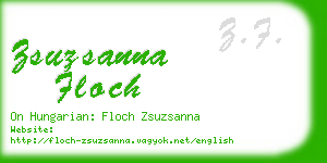 zsuzsanna floch business card